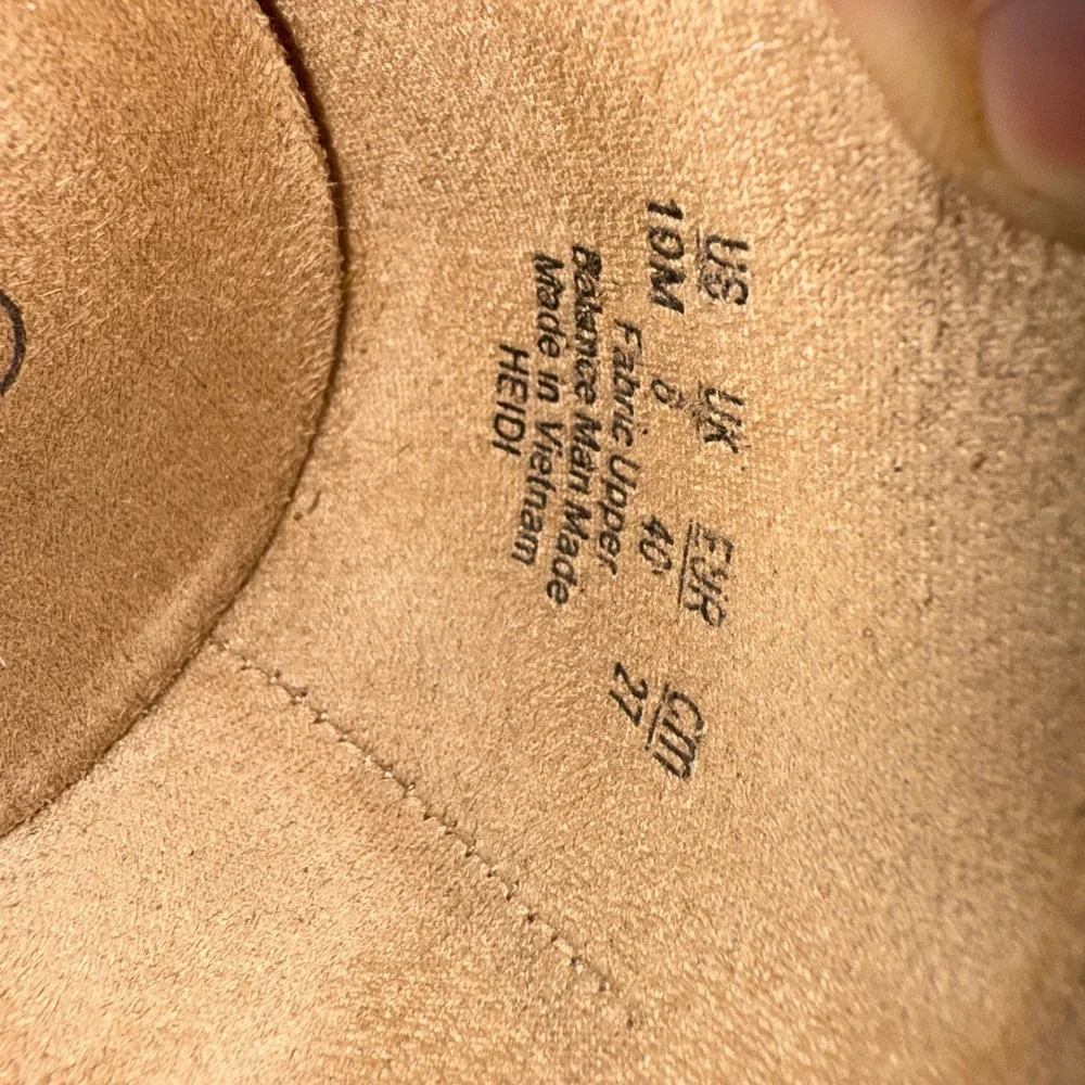 Life Stride Tan Perforated Wedge Sandals